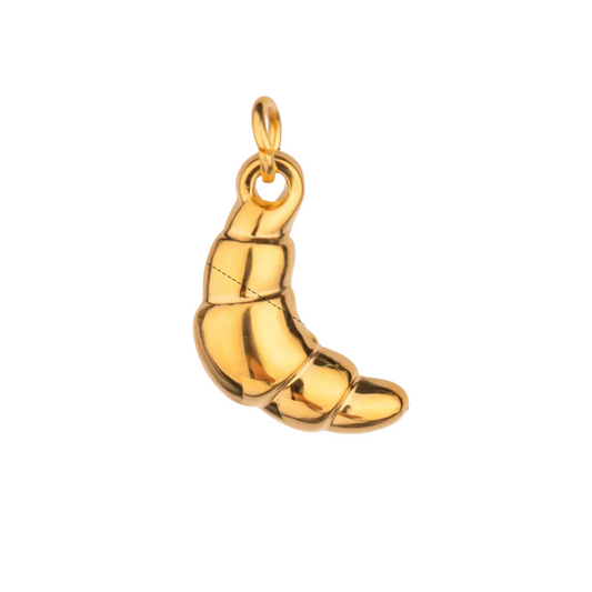 Gold Croissant Charm