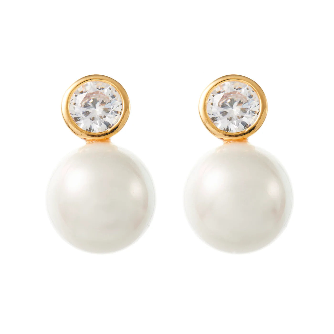 Annie Pearl Stud Earrings